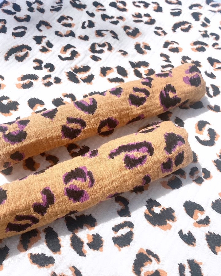 Violet Leopard Motif Placemat X2