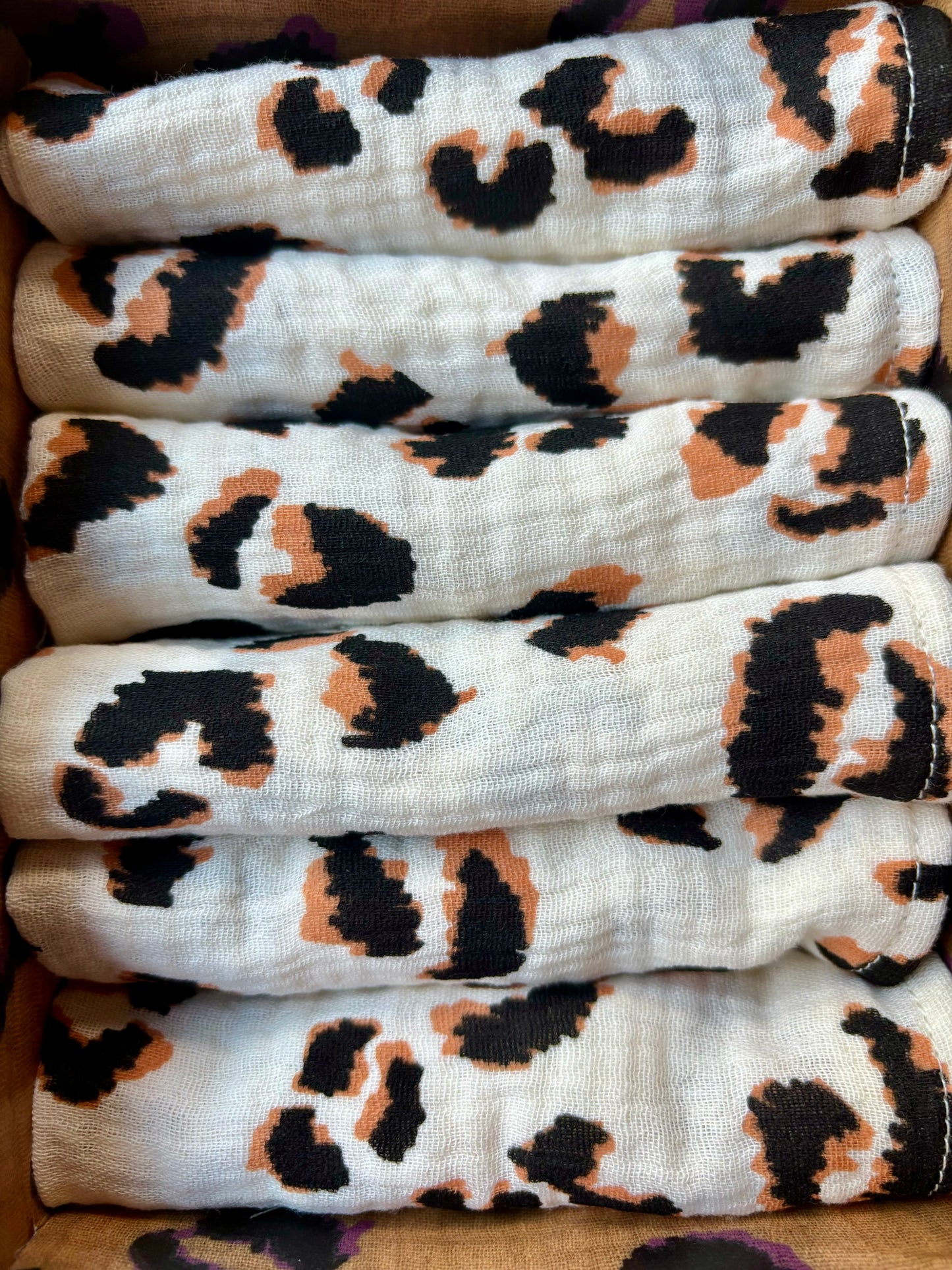 Set of 6 custom fabric napkins