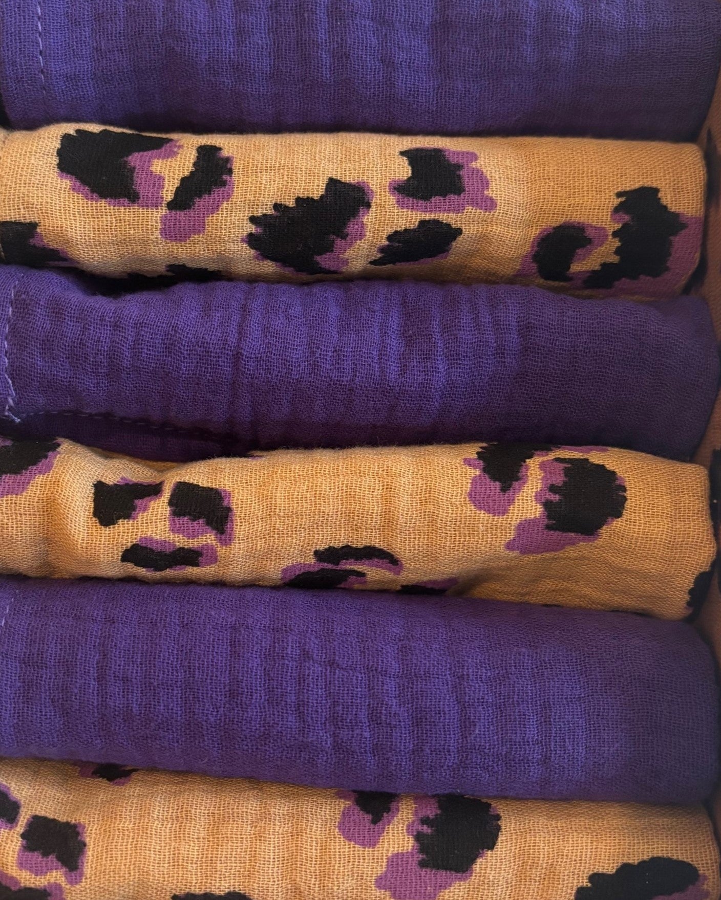 Set of 6 custom fabric napkins