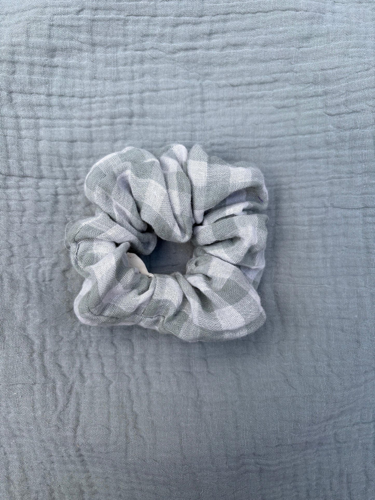 Chouchou de Table - Vichy vert de gris
