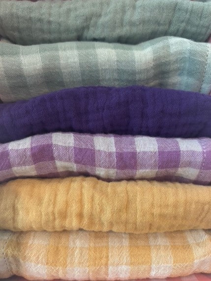 Set of 6 custom fabric napkins
