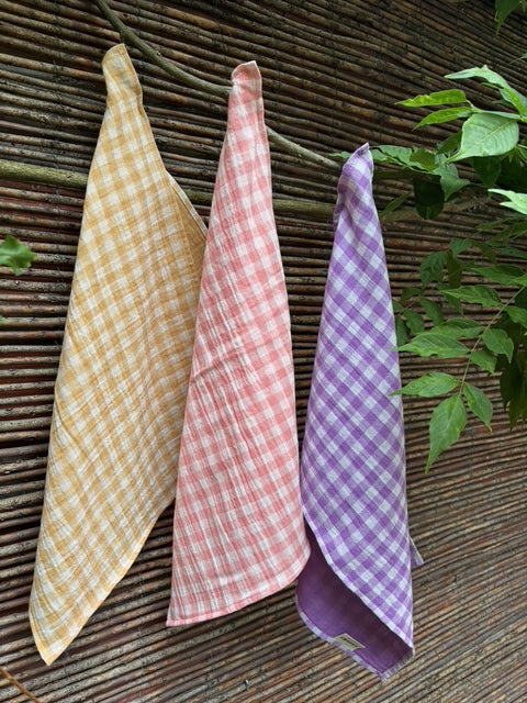 3 essuie-mains vichy blé, barbapapa, et glycine