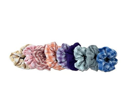 2-in-1 Table Scrunchie – Colour of Your Choice – Cotton Gauze
